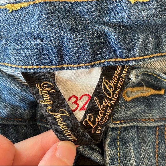 Men’s Lucky Brand Long Inseam Denim Jeans size 32 - Picture 6 of 6